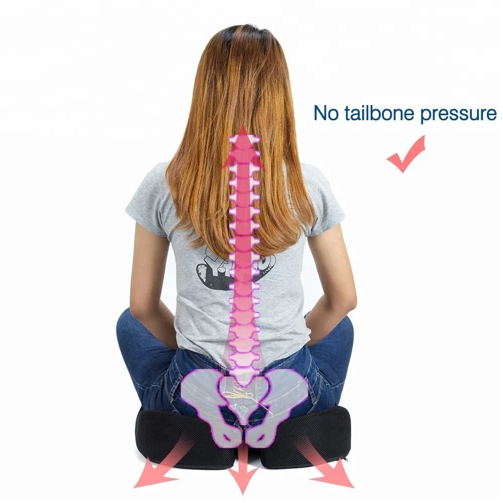 Office seat cushion memory foam/ Hemorrhoid driver car seat cushion