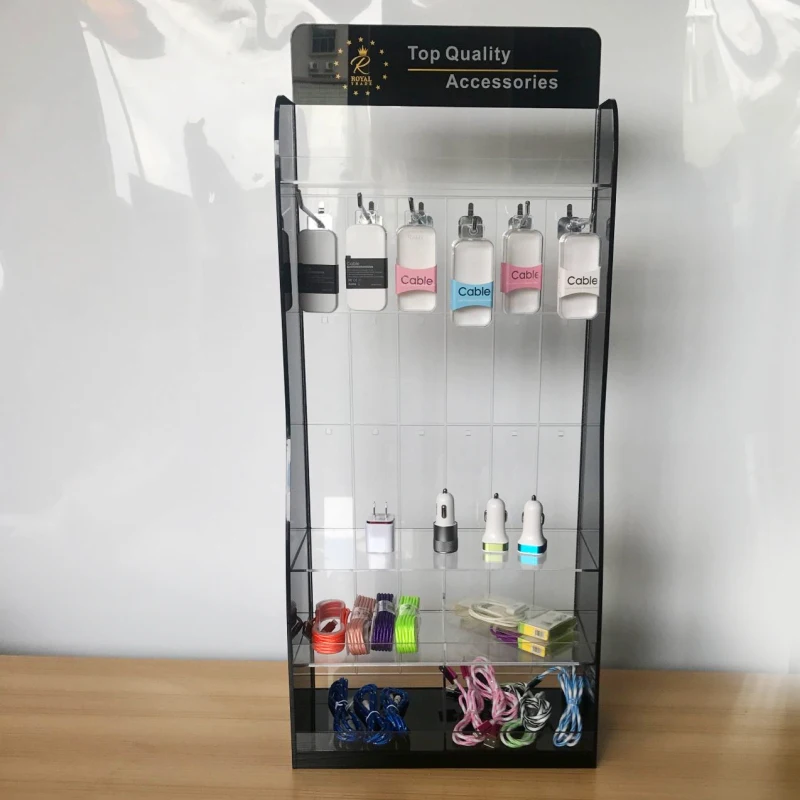 New Mobile Phone Charger Display Stand Phone Accessories Display Stand Top quality Accessories Display Rack