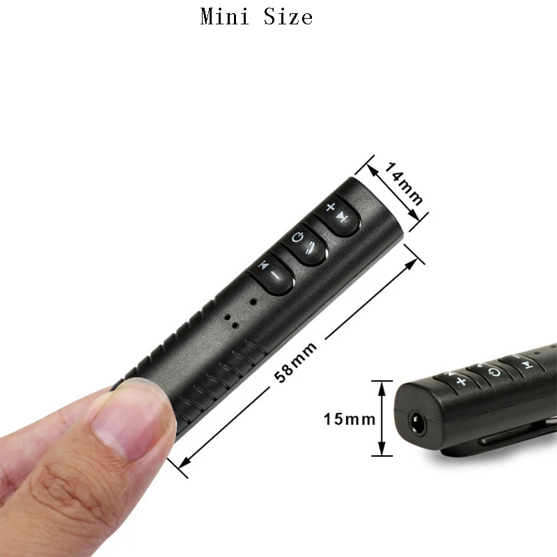 Мини 3,5 мм разъем Bluetooth музыкальный аудио адаптер автомобильный Bluetooth-приемник