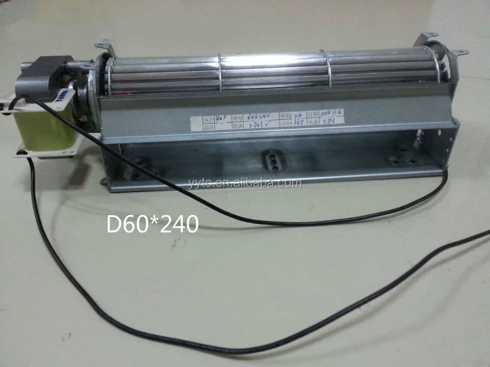 Good quality tangential fan for fireplace used