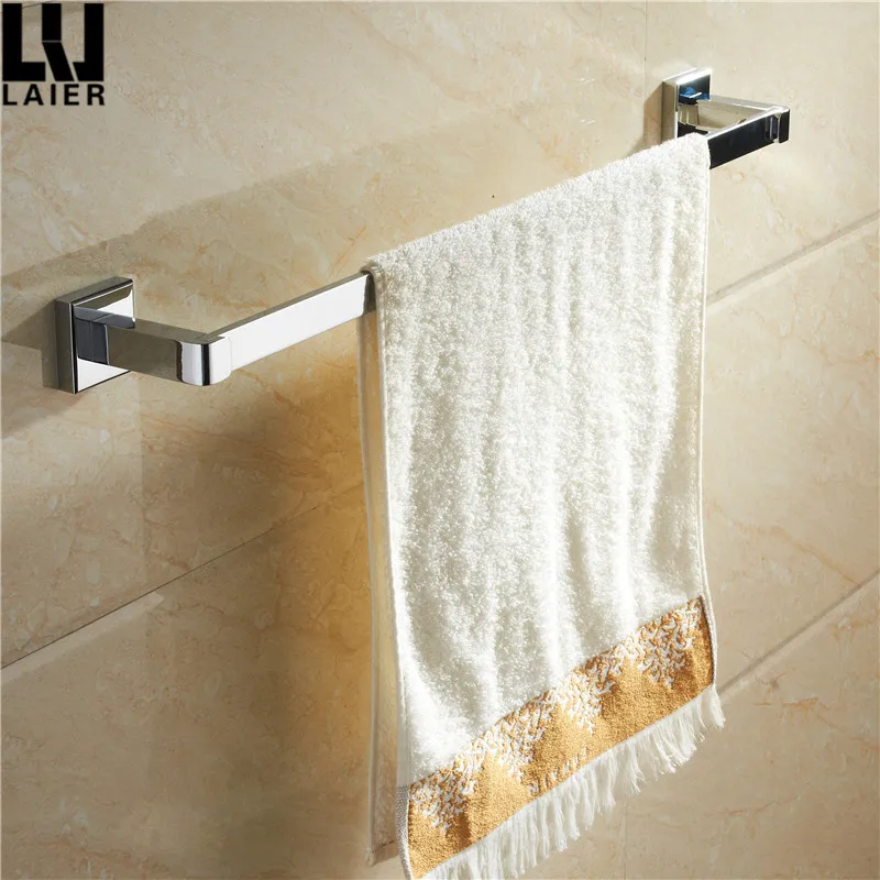 
2017 Laier Sanitary New Style Brass Chrome Plated Decorative Modern Heater Bath Towel Rail Holder For Hotel Building 