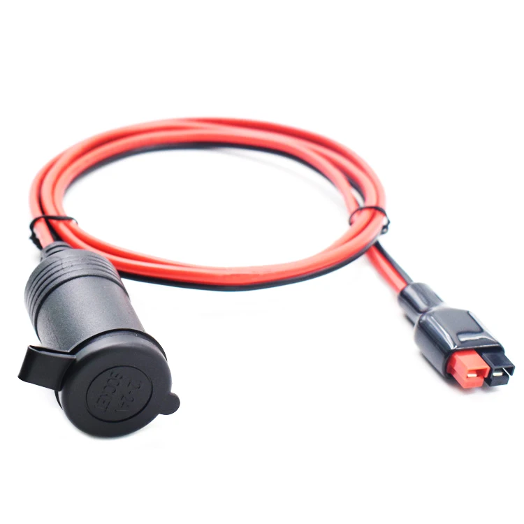 Адаптер для панели солнечной батареи 45A автомобильный прикуриватель автомобильное зарядное устройство кабель аккумулятора автомобиля