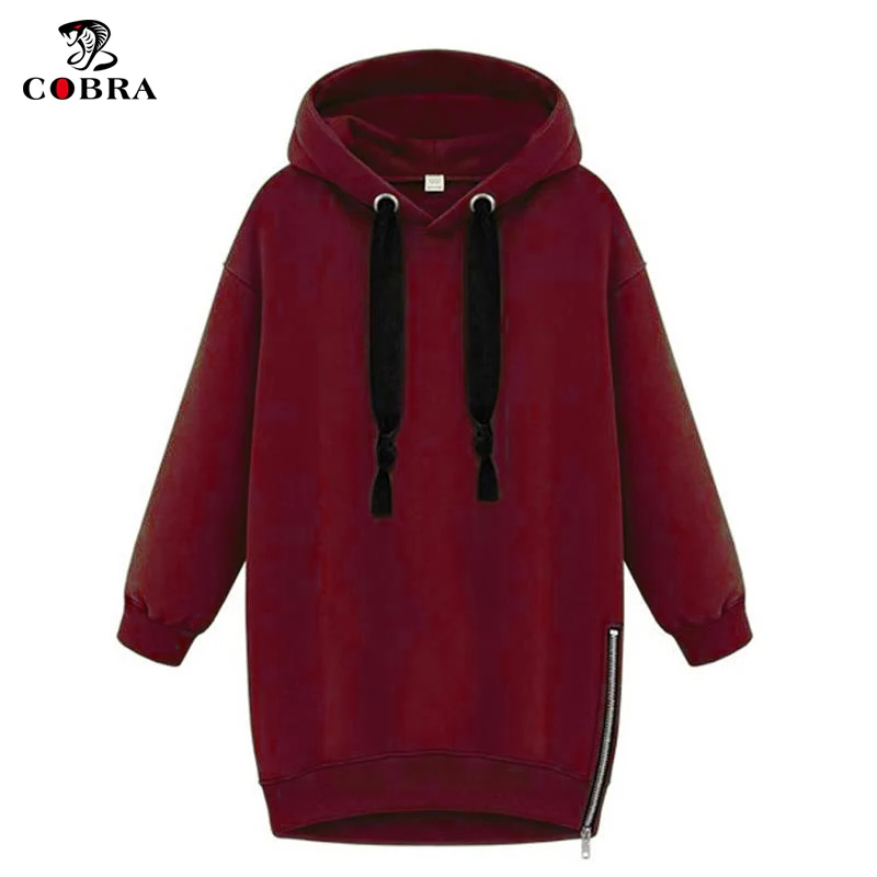 High Quality New Spring Women Lady Cotton Loose Hooded Jacket Thicken Velvet Long sleeve Sweatshirt Korean