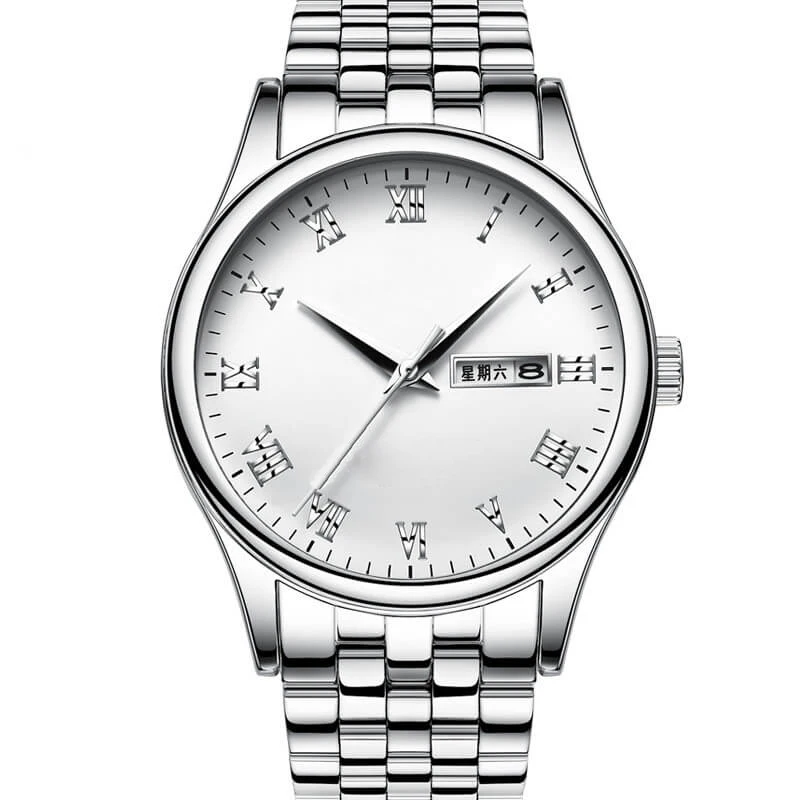 Luxury Alloy Watches Men Wrist Classic Quartz Wrist Watch