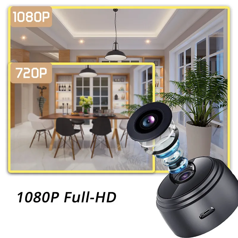 A9 Wifi Mini Camera 1080P HD CCTV Wireless Camera Night Vision Smart Hidden DV Mini Camcorder Recorder IP Nanny Cam Baby Monitor