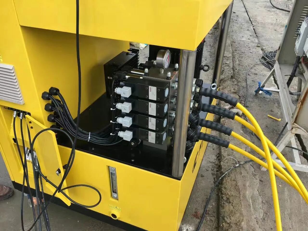 Touch Screen PLC Hydraulic Synchronous Lifting Jack System