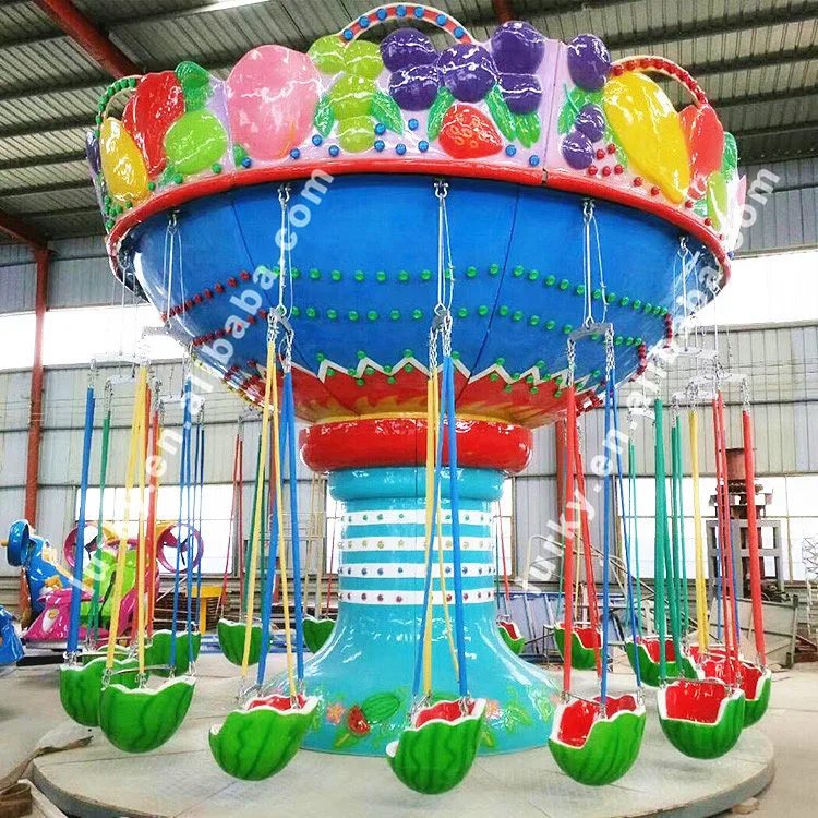 Swing Chair Rides Hot Sale Amusement Park Rides Watermelon Flying Chair Rides