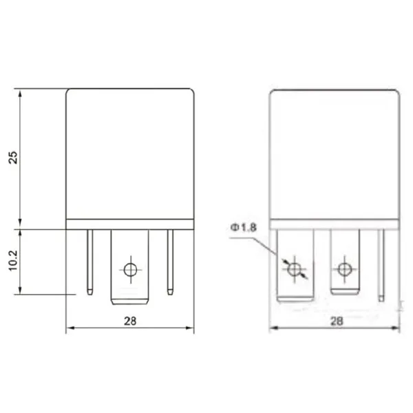 hg4185c 012-1z4-p jd1912 12v 80a car relay