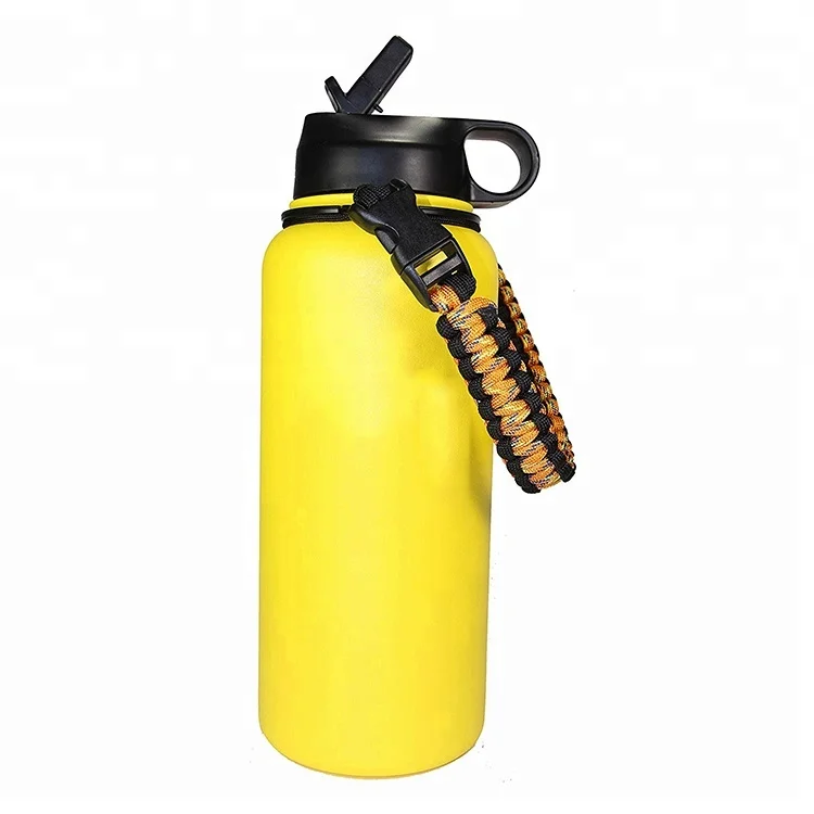 
Premium Quality Outdoor Sports Paracord Handle With Safety Ring and Carabiner 