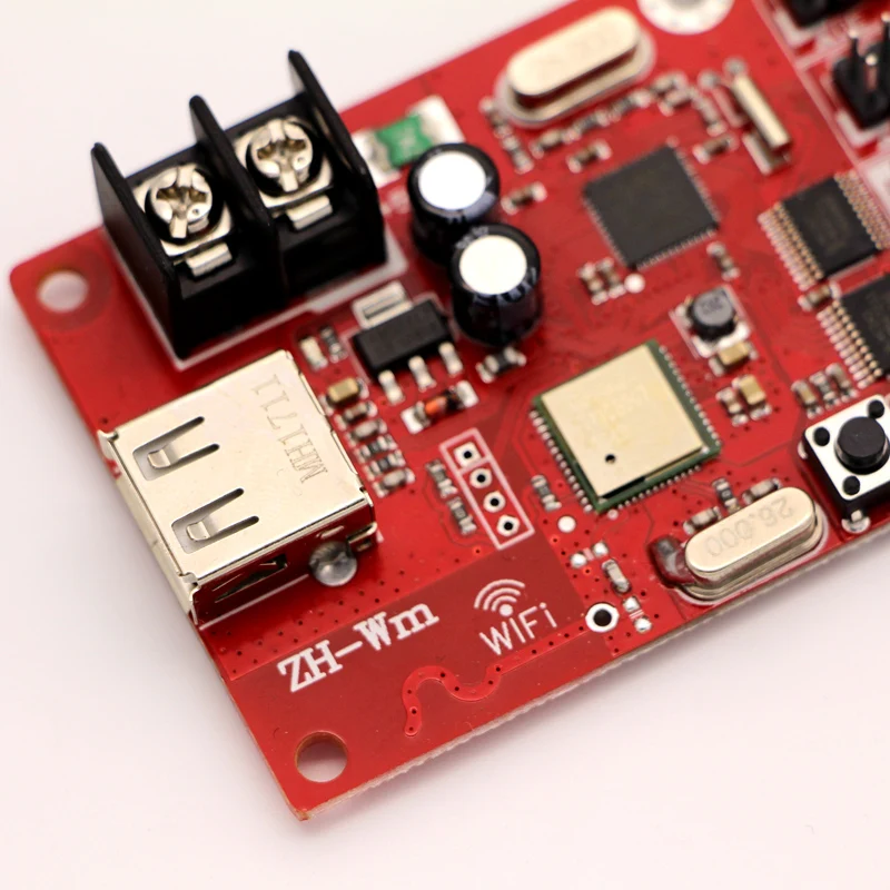 Free Led Display ZH-Wm WiFi Control Software Led Control Card, Send Dada by Phone