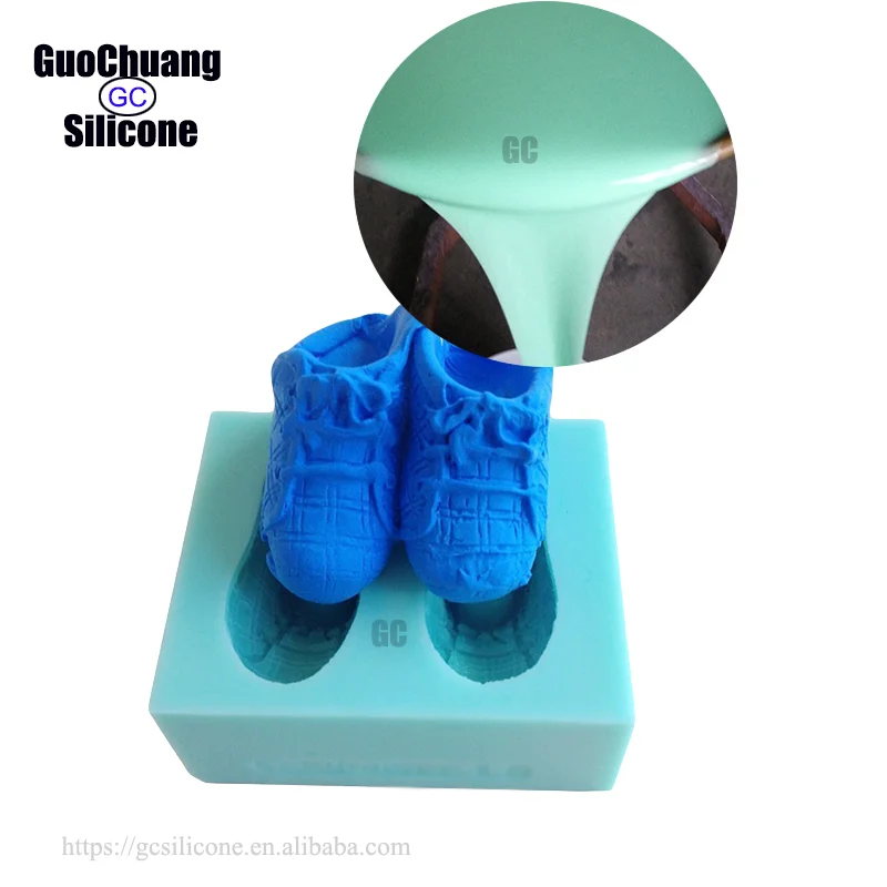 shoe sole molds making two parts silicone rubber liquid supply