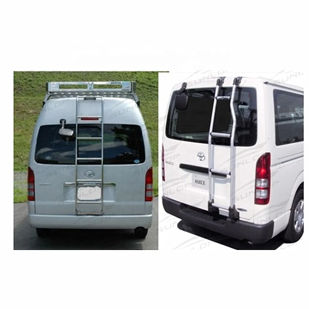 for hiace spare parts commuter rear ladder #000146/000146-1 for hiroof and lowroof for KDH200 2TR