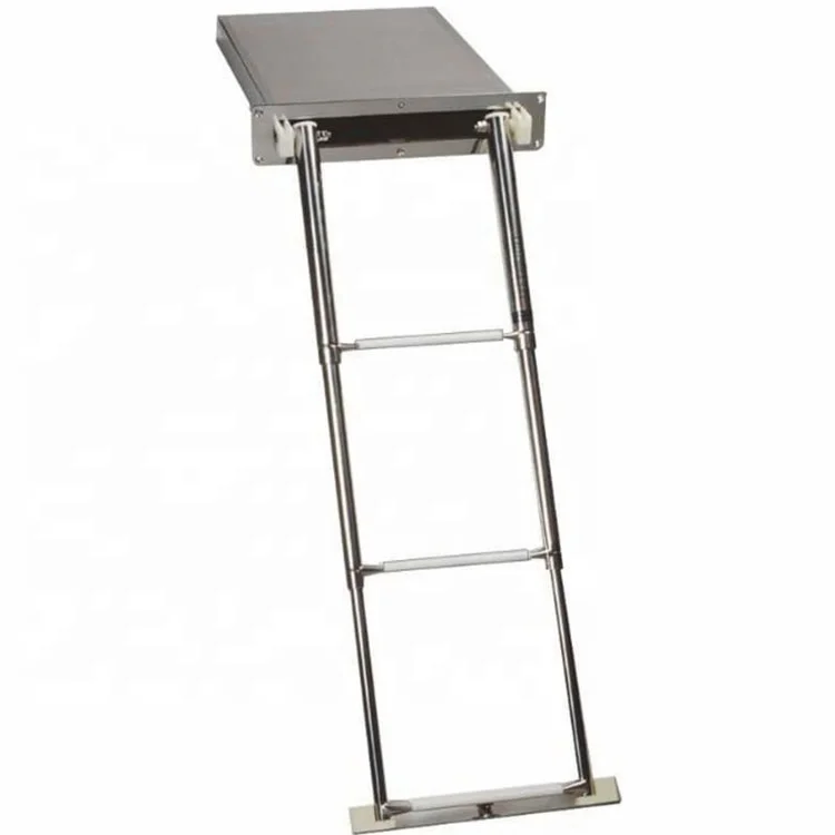 Xiamen Sunshine Marine New design 304 stainless steel boat box 3 step ladder with factory price for ship yacht