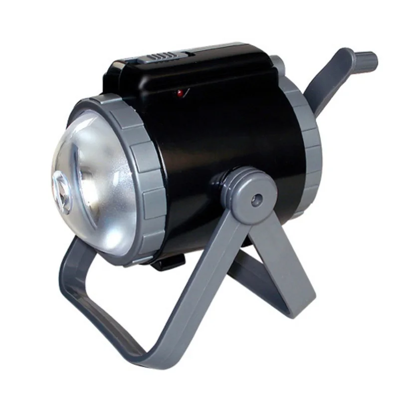 
Hand crank LED light with SOS alarm siren and blining windup lamp with smart phone charger and siren blinking 