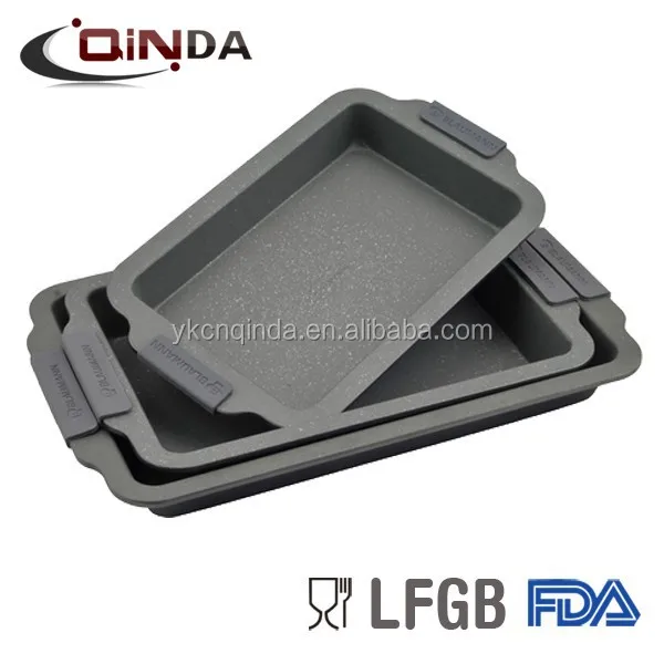 New Customized aluminum Non-stick Stone baking pan