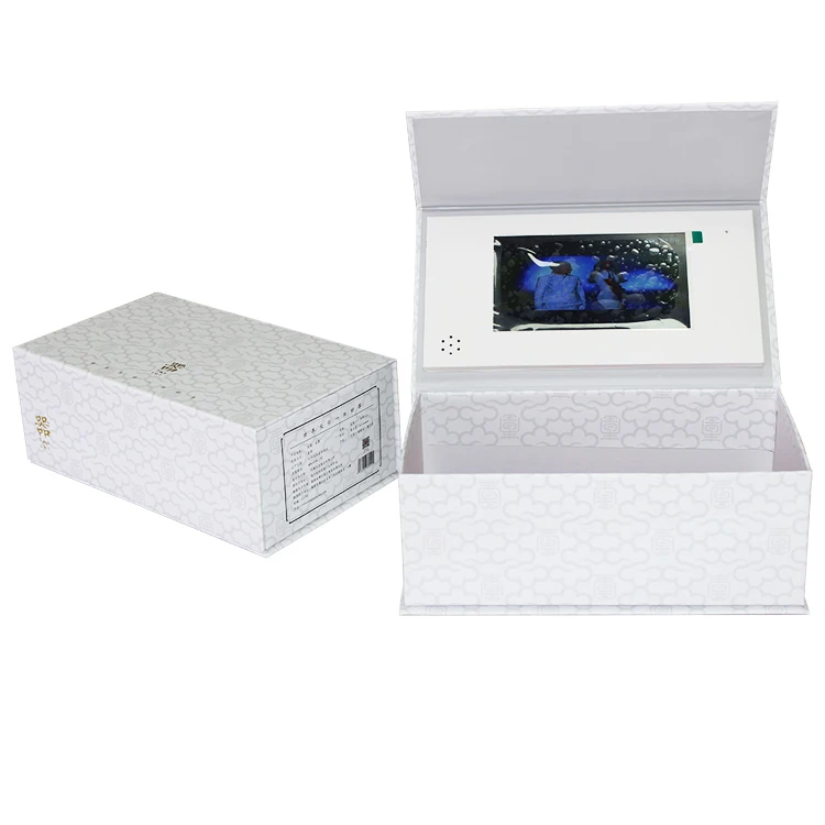 Factory wholesale eco-friendly hardcover 7 inch lcd big screen video box A4 7inch 256MB memory