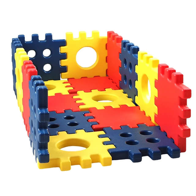 
Safe Baby Informative Toy Building Block Big Waffle Block High Tech carpet foam pads for kids 