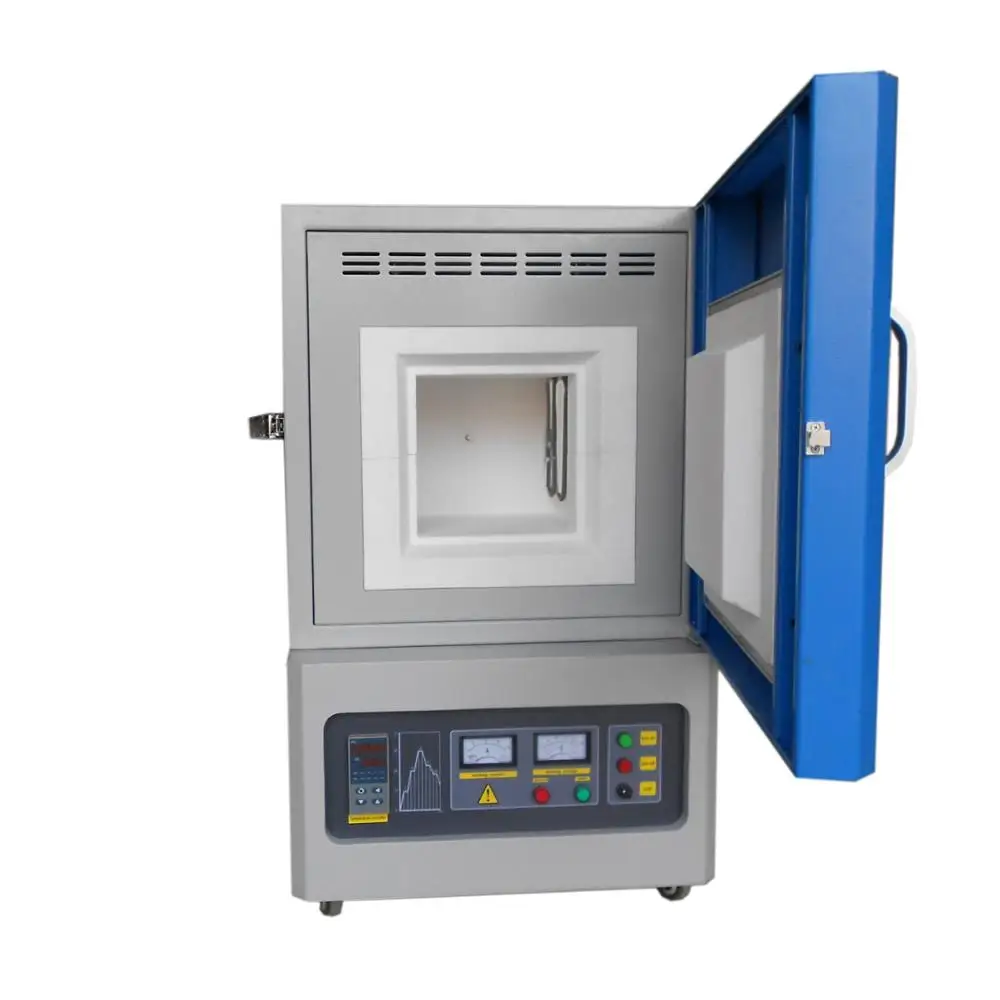1700 Degree Celsius Lab Using Sintering Oven Box Muffle Furnace 150x150x200mm chamber 4.5L volume