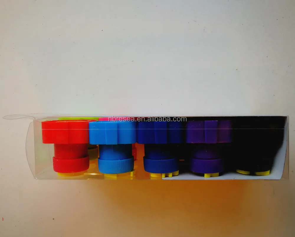 10pcs acrylic poster tempera paint in pvc box with customized stamper