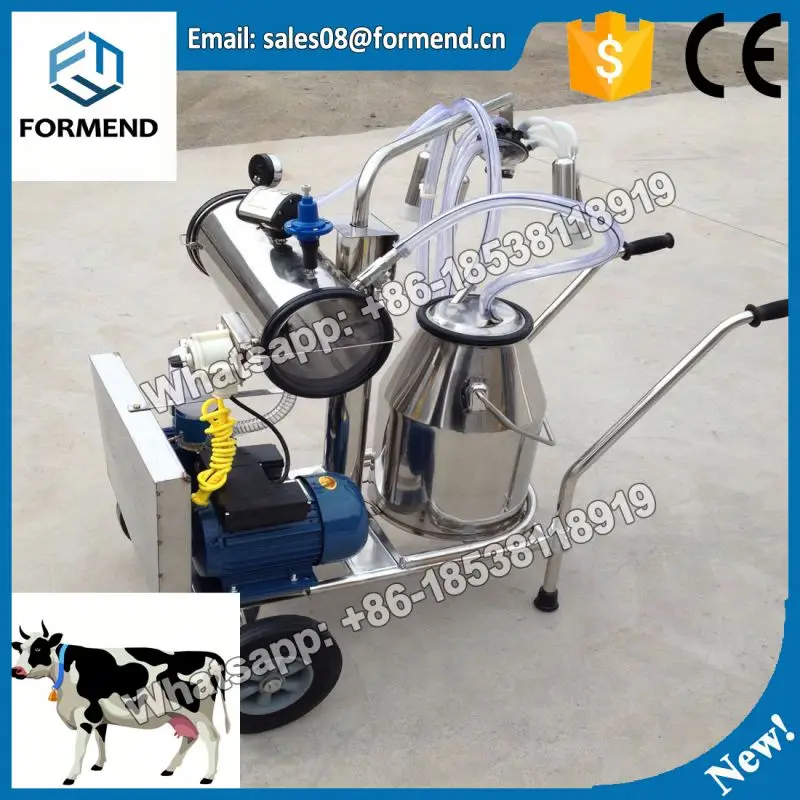 Diesel Engine Double Bucket Cow Milking Machine