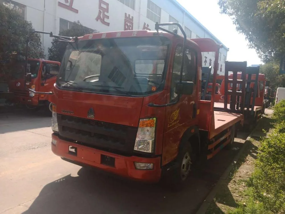 HOWO Euro3 flatbed wrecker 4X2 wrecker tow truck for sale