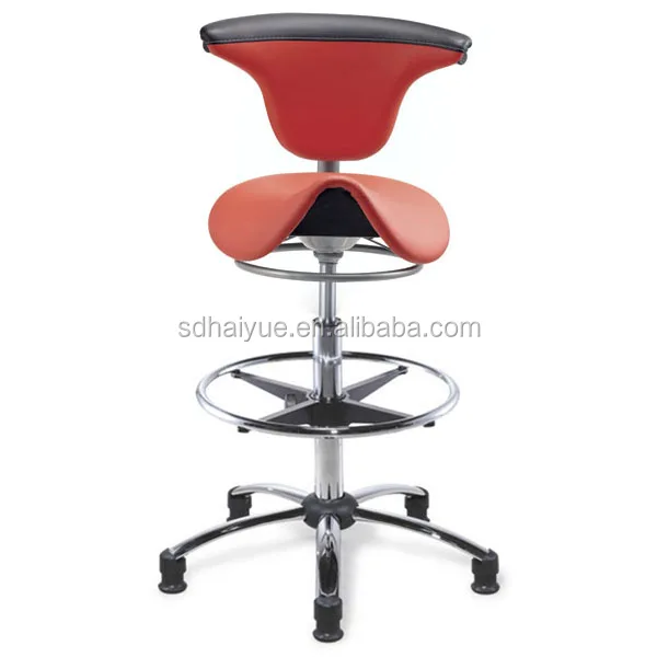 New Design Doctor Chair Crown Seating Dental Medical Saddle Style Dentist Stool HY1037-1