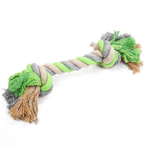 Extra Durable Interactive Pet Chewing Bite Toy LOW MOQ Cheap Activity TPR String Cotton Blend Knot Rope Puppy Pet Dog Toy Chew