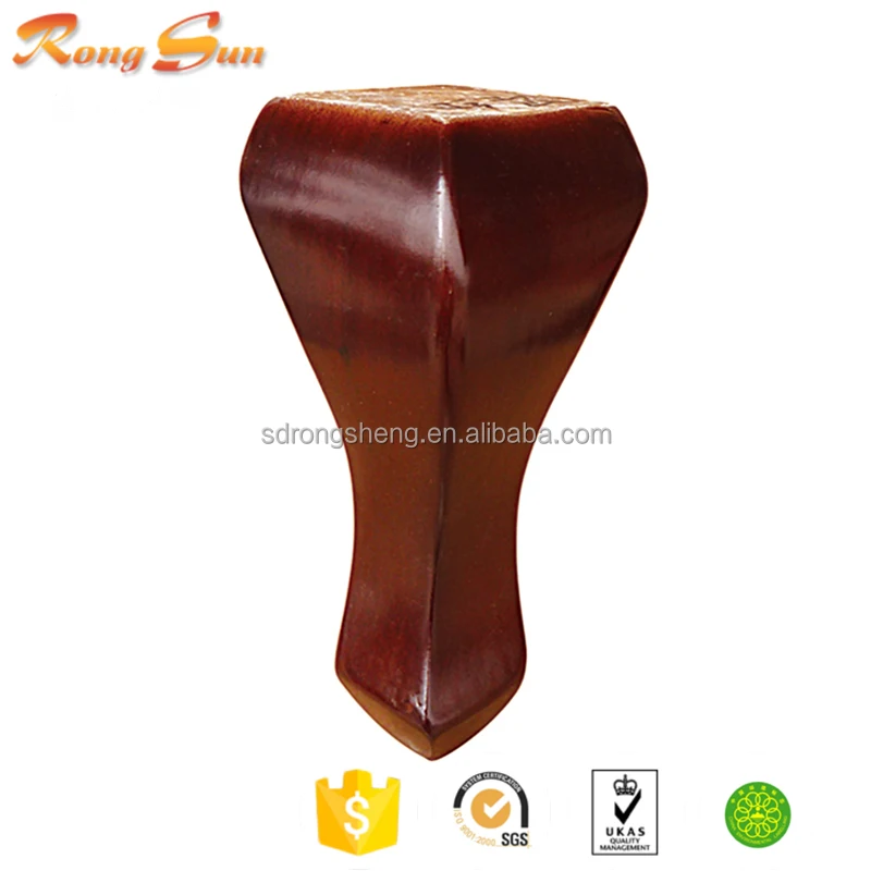 Furniture Leg Type and Wood Material unfinished wooden spindle table chair legs supplier