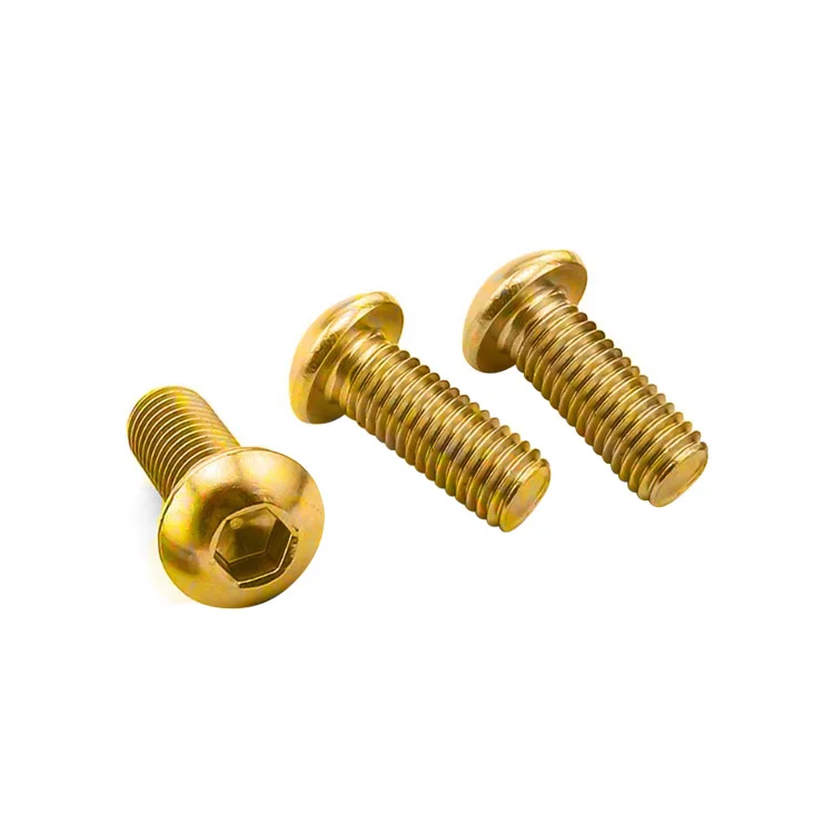 ISO7380 Hexagon socket brass button head screw