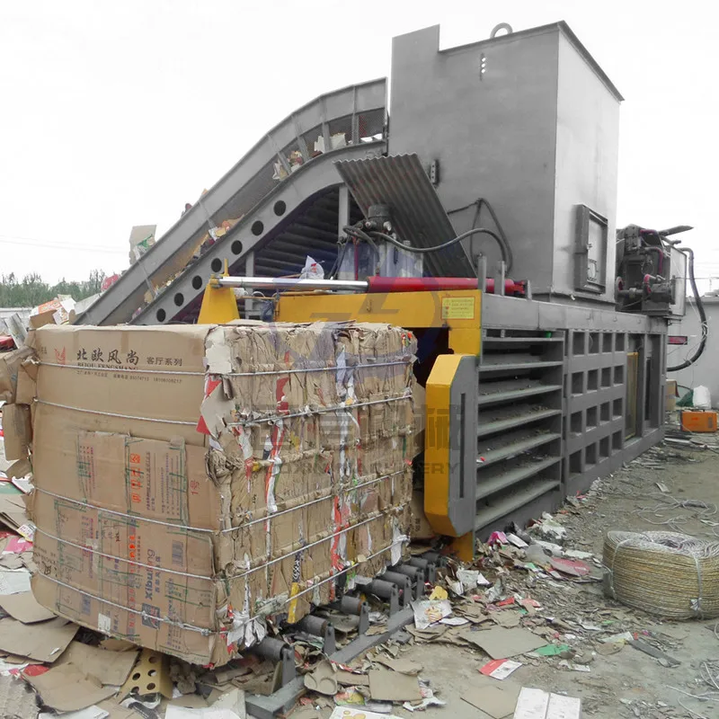 
Automatic Horizontal Hydraulic Compression Carton Baler Machine 