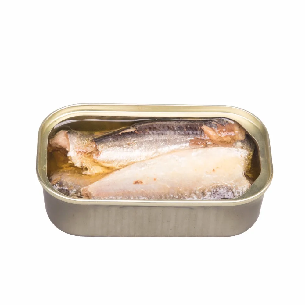 125g*50tins canned sardine fish safi in vegetable oil