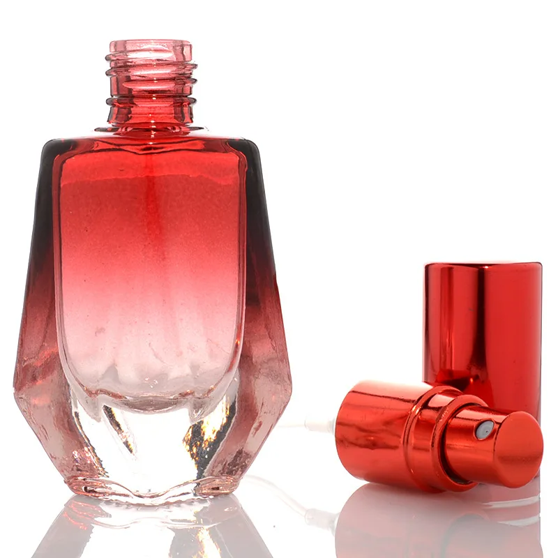 
wholesale 10 ml green unique glass atomizer bottle of perfume 