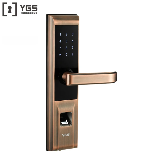 YGS 12v батарея 6 цифр кодовый сканер отпечатков пальцев Датчик дверных
