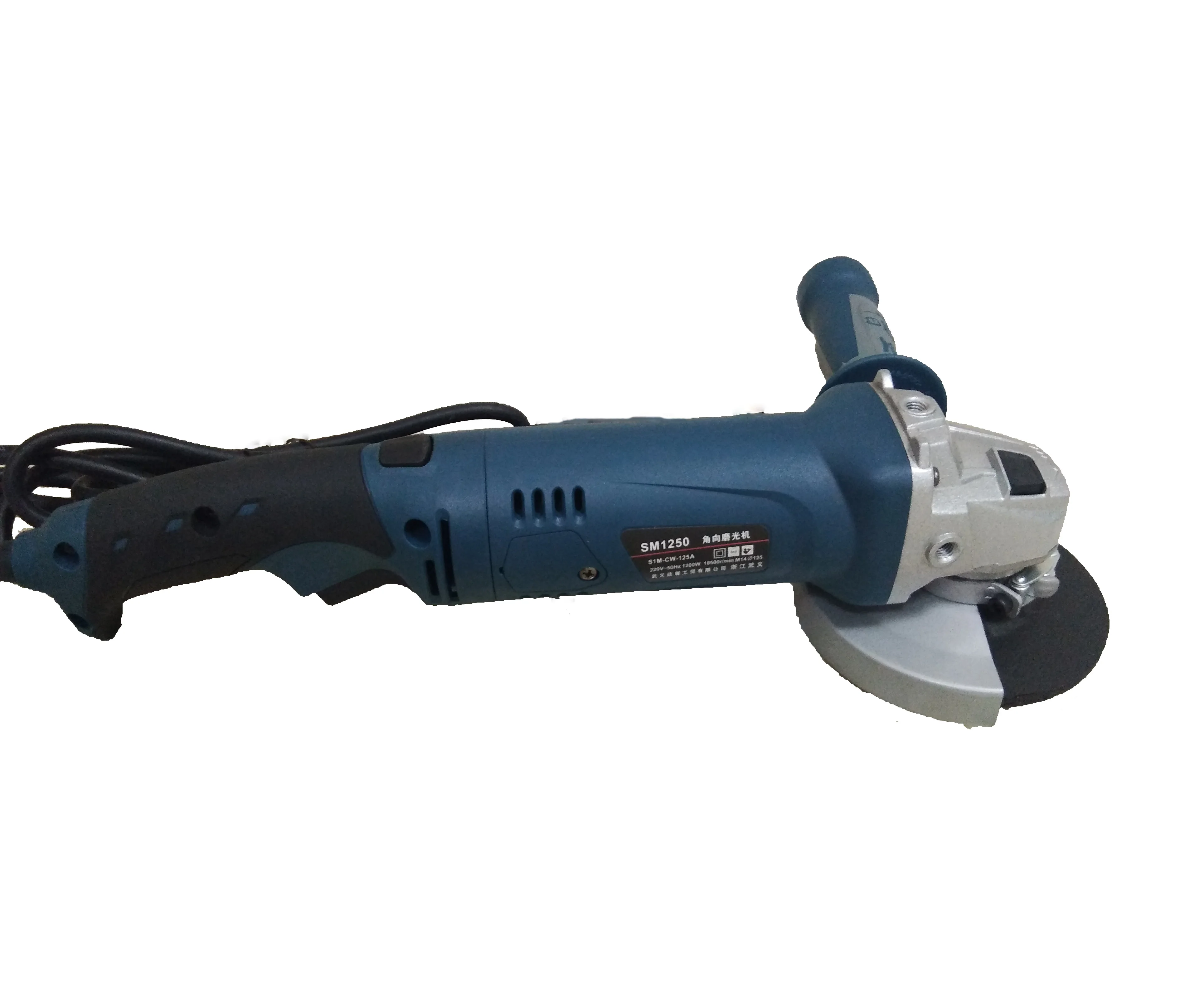 
1200w 125mm Concrete Grinder Polishing Machine Angle Grinding Machine High Power Motor Grinding Disc 10500r/min 25-35 Days 3C&CE 