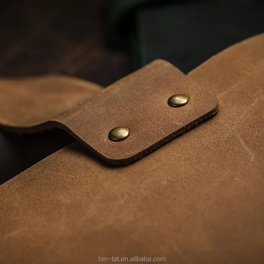 High Quality Crazy Horse Leather Menu Cover for Restaurant
