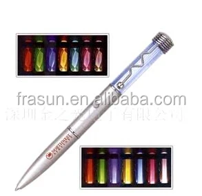 spiral multi color led pen/multi color spiral led pen/Spiral Light Up Multicolor LED pen
