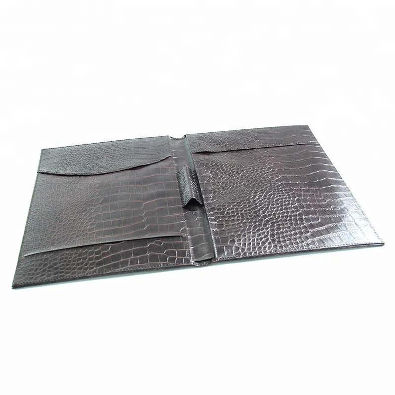 Индивидуальный чехол для ноутбука из ПВХ/ПУ/кожи с держателем для ручки