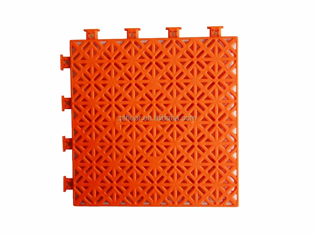 Portable cheap interlocking tennis vinyl pvc flooring tiles