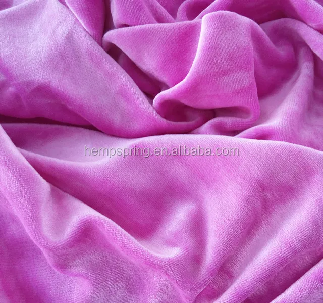 high quality organic bamboo velour fabrics