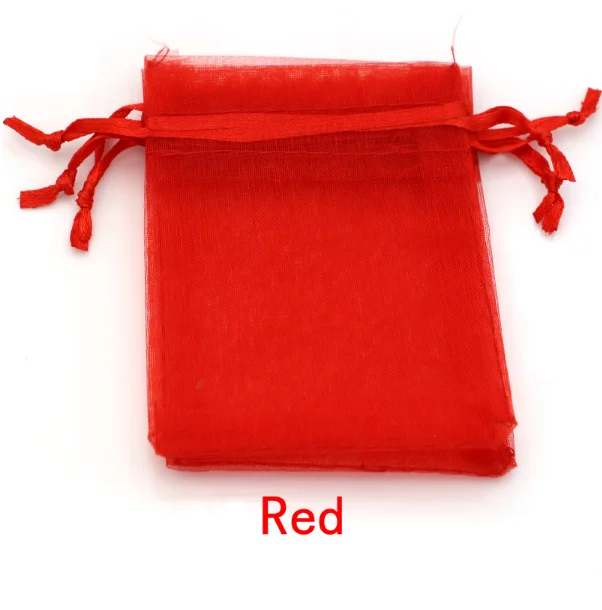 Mixed color Jewelry packaging Drawable Organza Bags 7x9cm Gift Bags & Pouches Packing bags