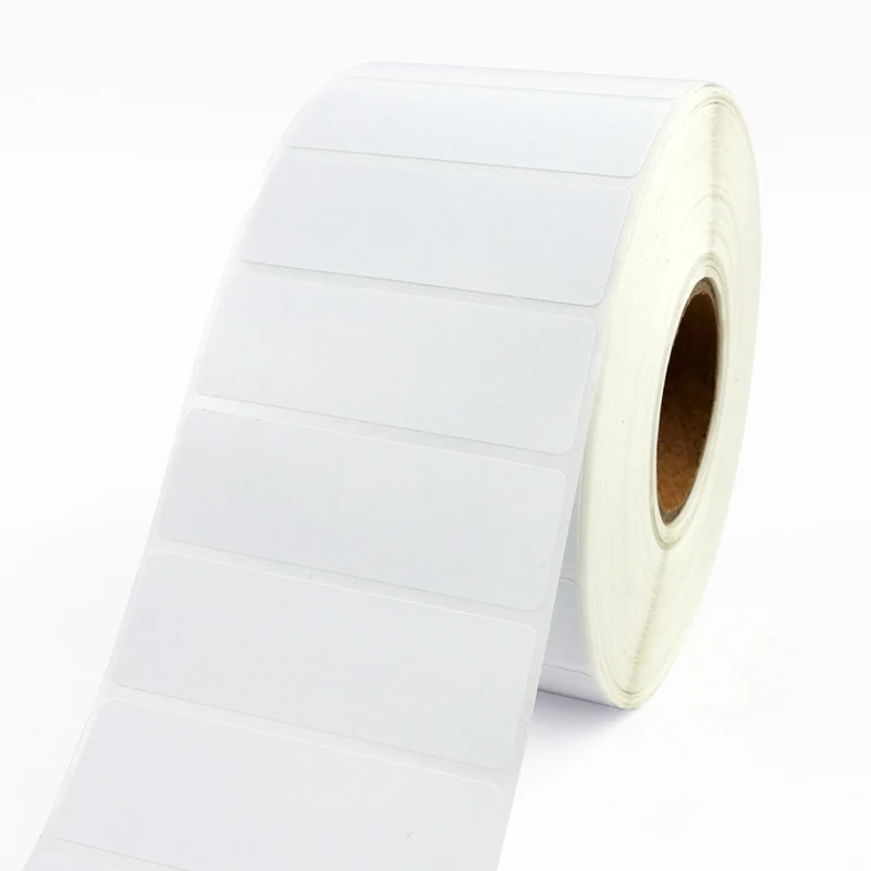 barcode stickers label rolls printing labels blank vinyl sticker paper roll