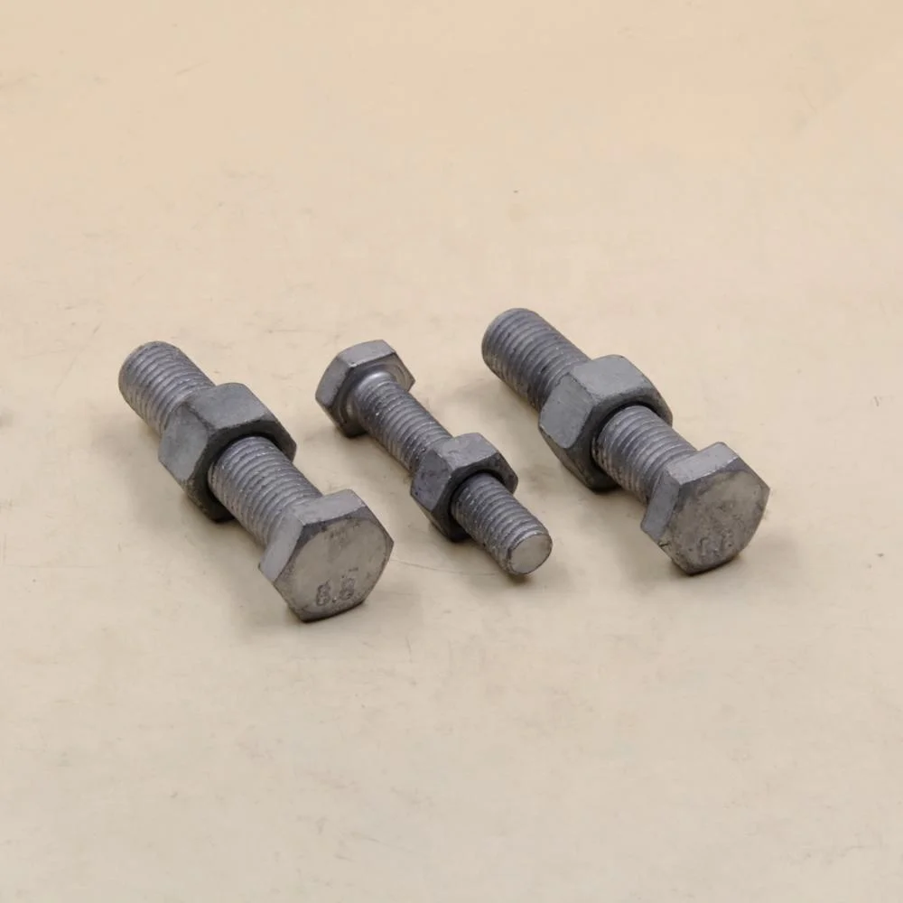 
Grade 8.8 HDG hex bolt M6~ M52 