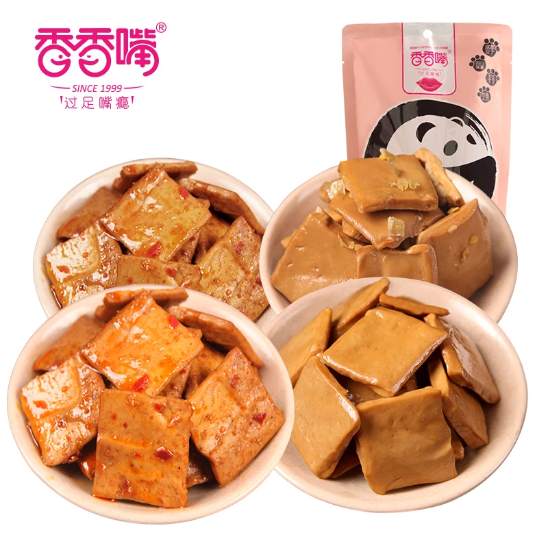 Xiangxiangzui Дуган сушеный тофу КИТАЙСКИЙ ВЕГЕТАРИАНСКИЕ закуски фасоли закуски 206 г сушеные бобы творог