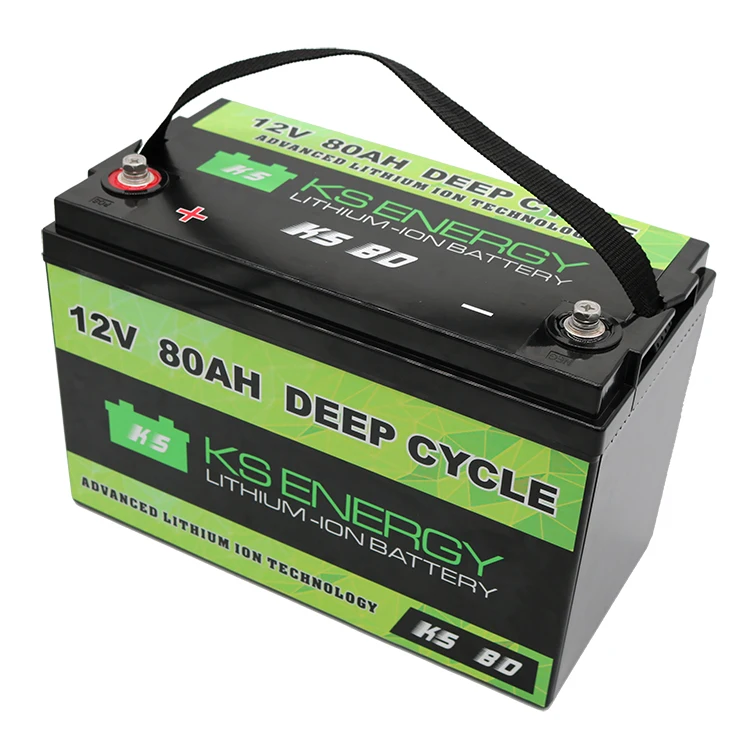 Deep cycle lifepo4 lithium battery pack 12v 80ah li-ion battery