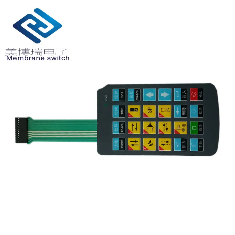 DIY membrane switch spacer foil keyboard for experimental apparatus Instrument