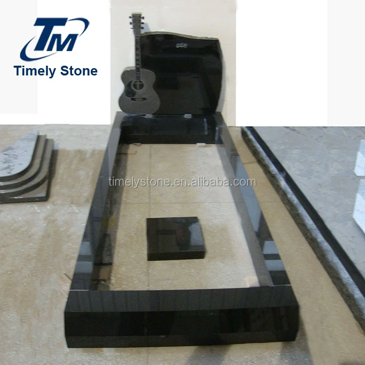 
New design granite guitar headstones/monuments 