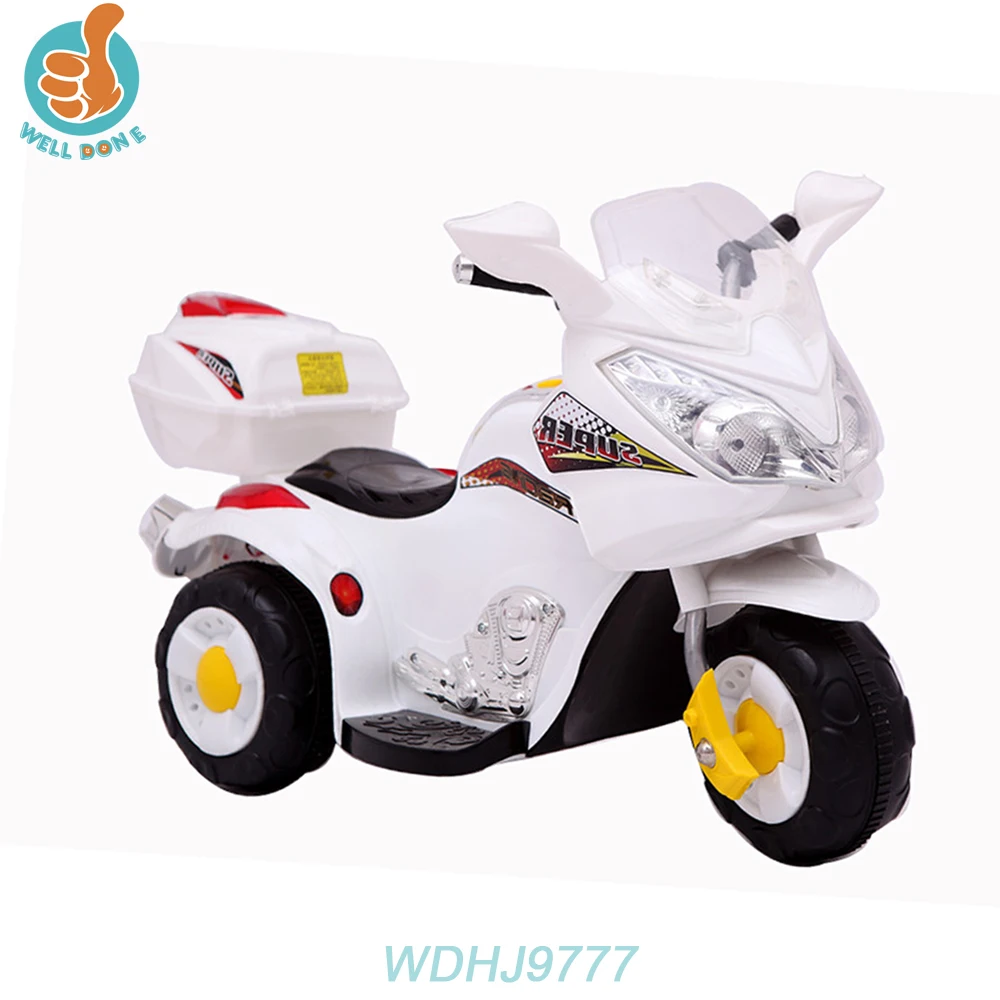 Миниатюрный детский мотоцикл WDHJ9777 2018 перезаряжаемый Электрический с 6 в аккумуляторной головкой игрушка