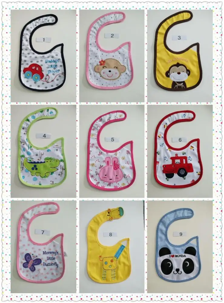 Оптовая продажа детские нагрудники хлопковая бандана нагрудник