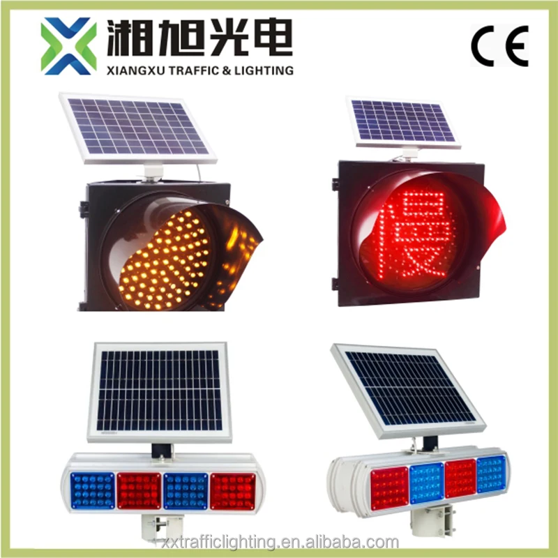 competitive price solar double flasher light