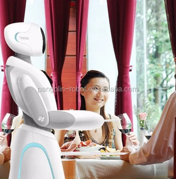 Робот-официант Humanoid для умного кафе